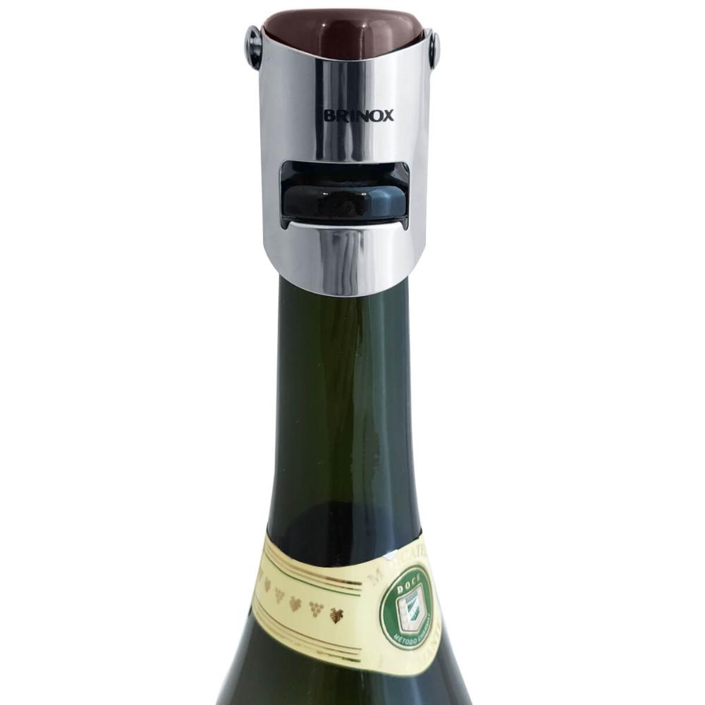 Tampa Para Espumante Inox Tampa Para Vedar Champagne Brinox