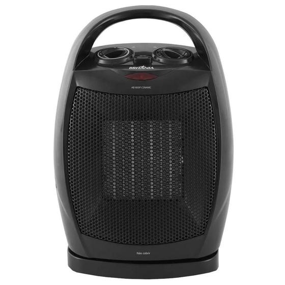 Aquecedor Elétrico Britânia Ceramic 2 em 1 Ventila Aquece 220V