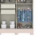 Guarda-Roupa Casal Malbec 4 Portas 2 Gavetas Cristal e Off White
