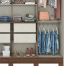 Guarda-Roupa Casal Toscano 8 Portas 4 Gavetas Castanho