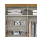 Guarda-Roupa Casal com Espelho Istambul 2 Portas Nature e Off White