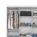 Guarda-Roupa Casal com Espelho Mentor 6 Portas 3 Gavetas Branco