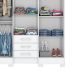Guarda-Roupa Casal com Espelho Mentor 6 Portas 3 Gavetas Branco