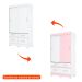 Guarda-Roupa Solteiro Marel Flex 2 Portas 4 Gavetas Branco e Rosa Chá