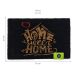 Capacho Sweet Home Natural e Preto 40x60 cm