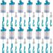 12 Kits Escovas para Limpeza de Mamadeira e Bico Esponja Higienização Buba Azul
