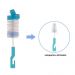 12 Kits Escovas para Limpeza de Mamadeira e Bico Esponja Higienização Buba Azul
