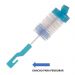 12 Kits Escovas para Limpeza de Mamadeira e Bico Esponja Higienização Buba Azul