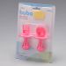 6 Kits Talheres de Treinamento Buba Colher e Garfo para Bebê