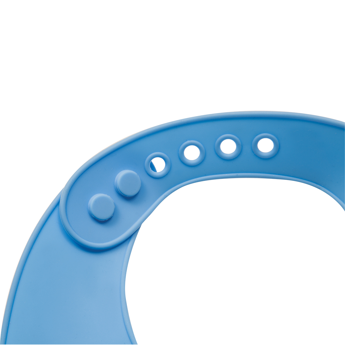 Babador de Silicone com Bolsão Pega Cata Migalha Bebe Azul Buba