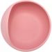 Bowl Silicone Buba com Ventosa Rosa 350ml Tigela Infantil +6m Potinho para Papinha