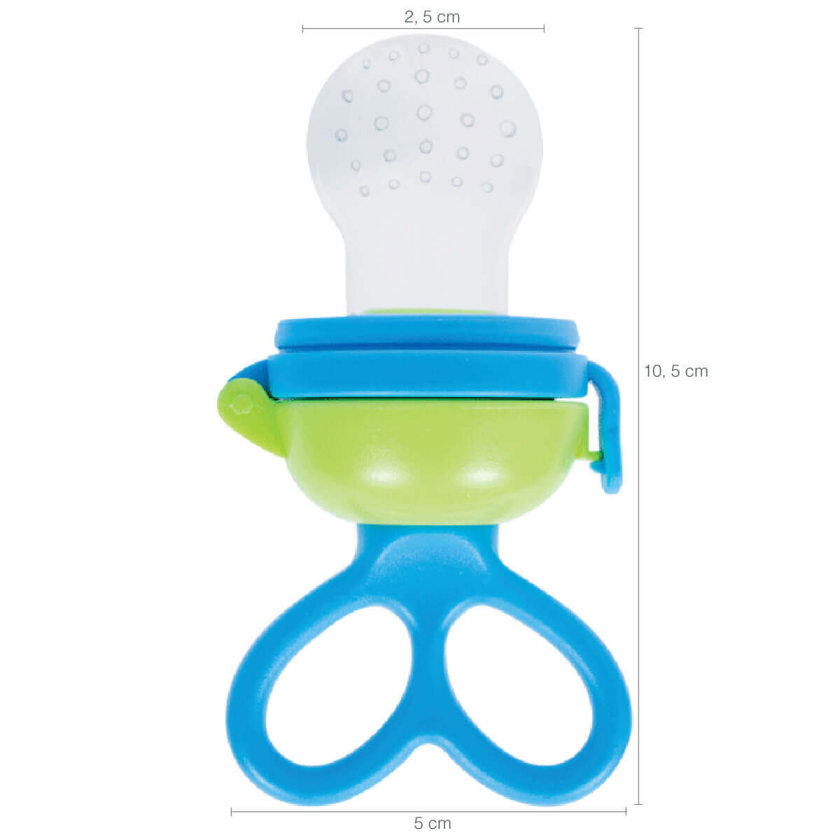 Chupeta Alimentação para Bebes Porta Frutinha Comer Fruta Buba Rosa
