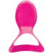 Colher Dosadora com Tampa Papinha de Silicone para Bebês Buba Rosa