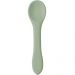 Colher de Silicone para Bebê Buba Verde Introdução Alimentar