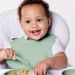 Colher de Silicone para Bebê Buba Verde Introdução Alimentar