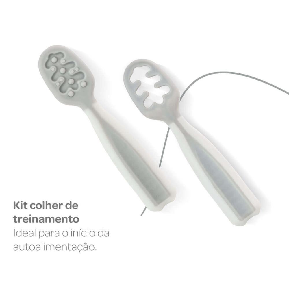 Kit 2 Colheres de Treinamento Introdução Alimentar para Bebê