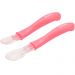 Kit Colheres de Silicone 2 Peças Talheres para Introdução Alimentar Bebê Buba Sortidos