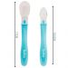 Kit Colheres de Silicone 2 Peças Talheres para Introdução Alimentar Bebê Buba Sortidos