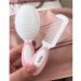 Kit Escova e Pente Bebê Buba Escova com Cerdas Macias e Pente com Pontinhas Arredondadas Rosa