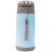 Kit Introdução Alimentar Bebê Buba Gumy Azul Garrafa Pote Térmicos Babador Potinhos P M G