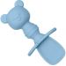 Kit Talher Treinamento Buba Silicone Azul com Escudo Ursinho