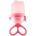 Porta Frutinha Chupeta Alimentadora Buba com Sugador em Silicone Rosa
