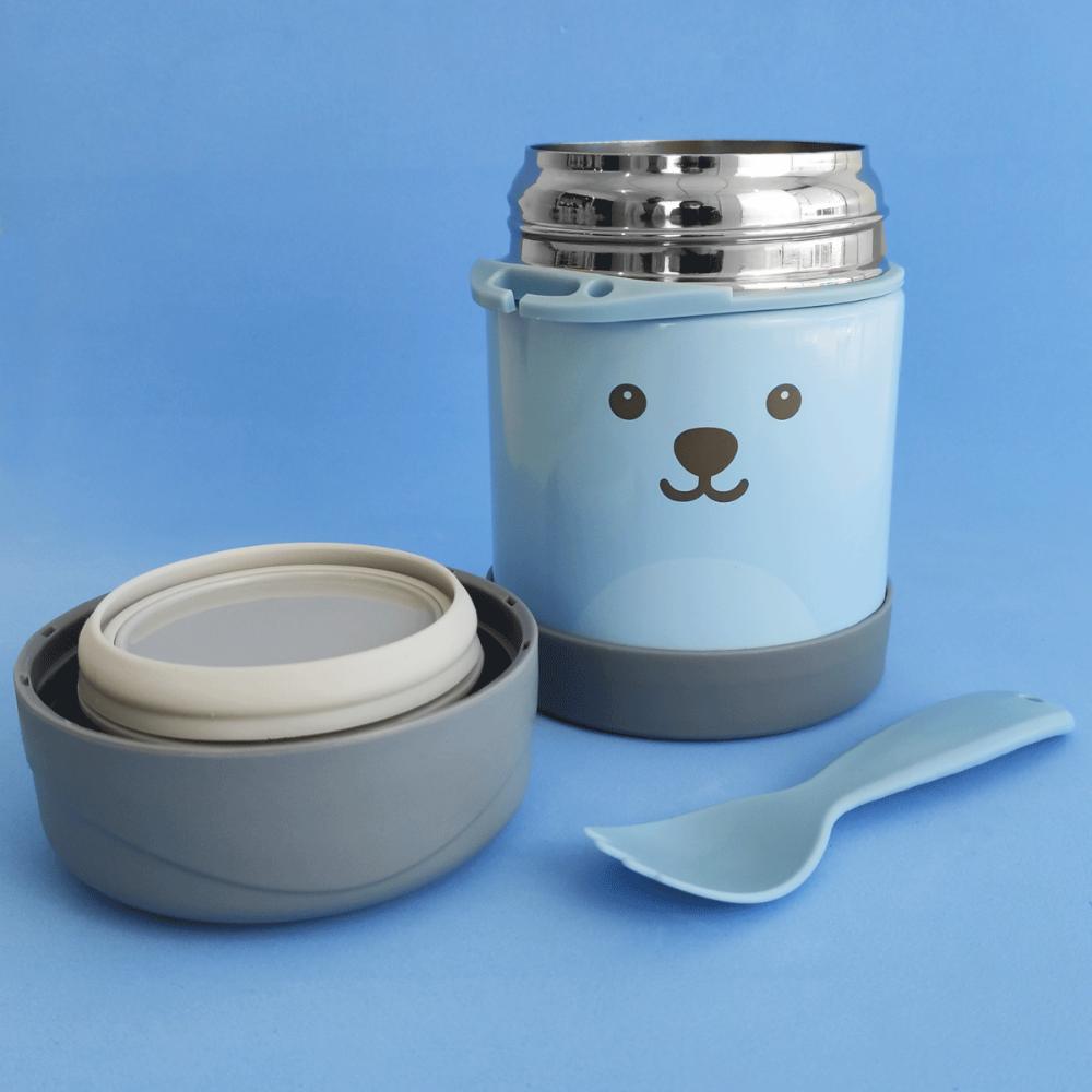 Pote Térmico para Papinha com Talher Buba Baby Gumy de Aço I
