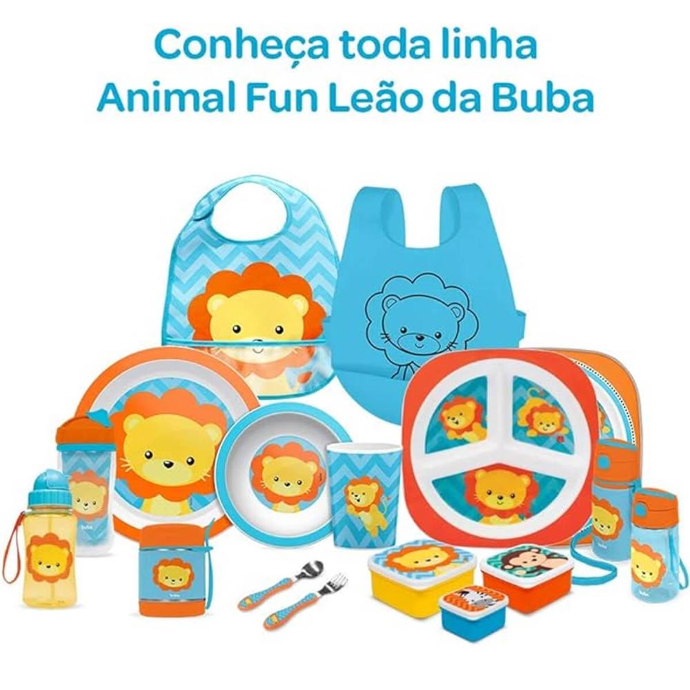 Prato Infantil Buba Leãozinho Bowl Tigela Bebê 16cm +6m Redo