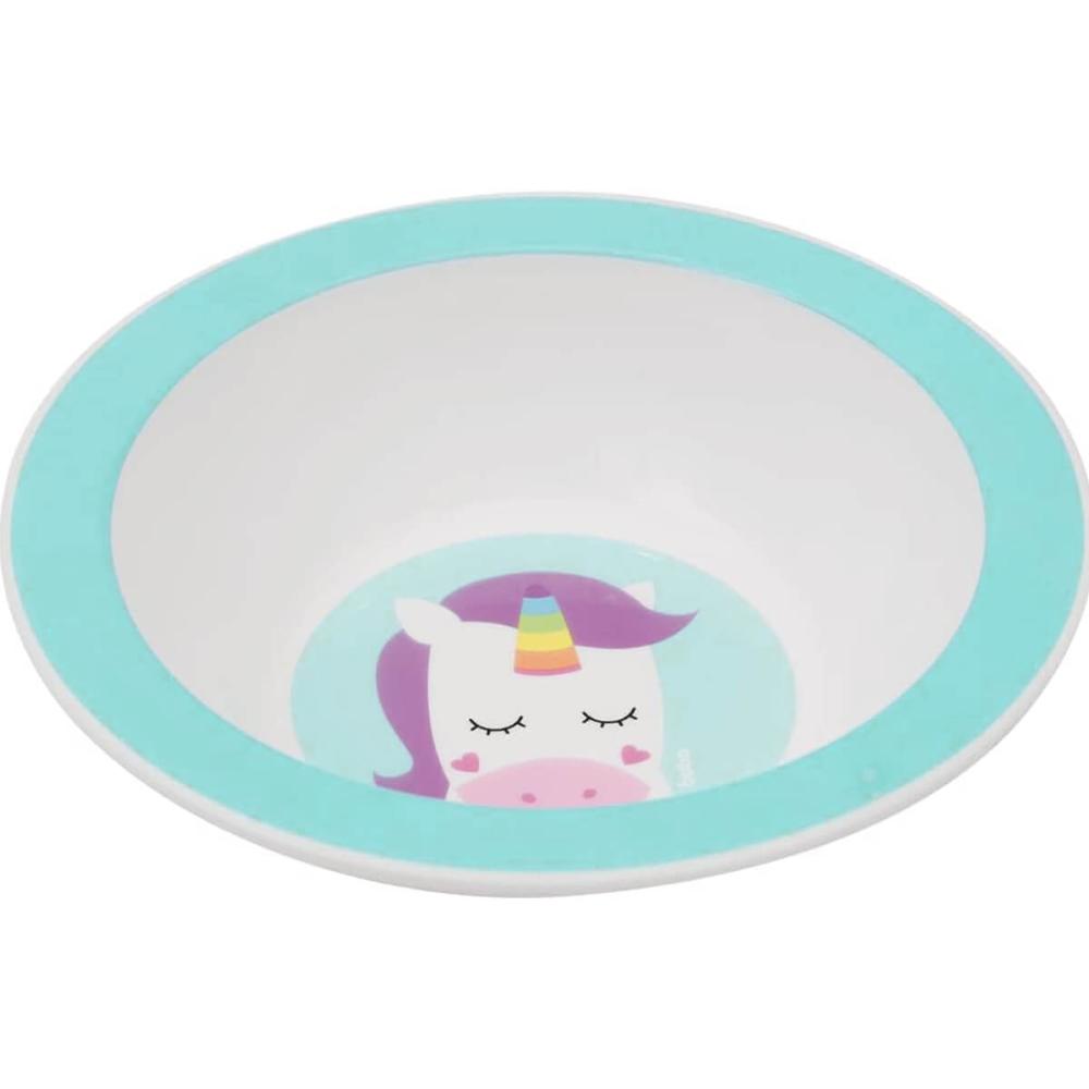 Tigela Pratinho de Bebê Buba Animal Fun Unicórnio 16,5cm Bow