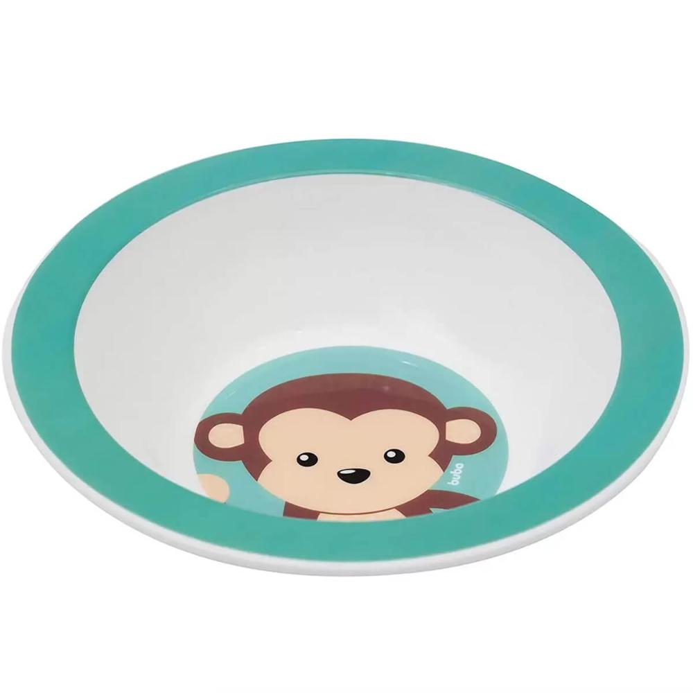 Tigela para Bebê Animal Fun Buba Macaquinho 16,5cm Bowl Infa