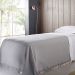 Colcha casal In Design com franja - Cinza Buddemeyer
