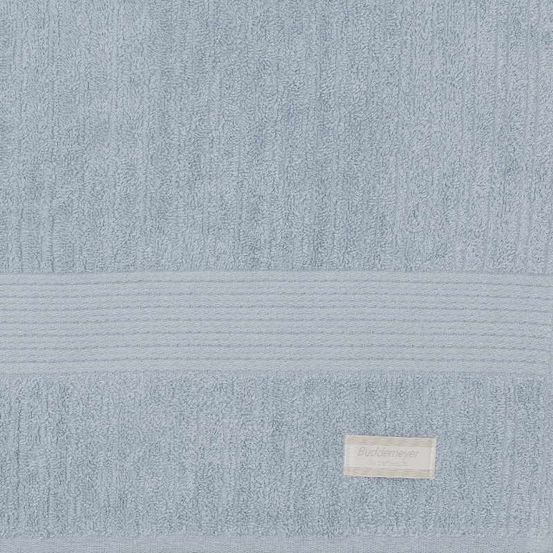 Toalha banho fio penteado Azul - Padrão Buddemeyer