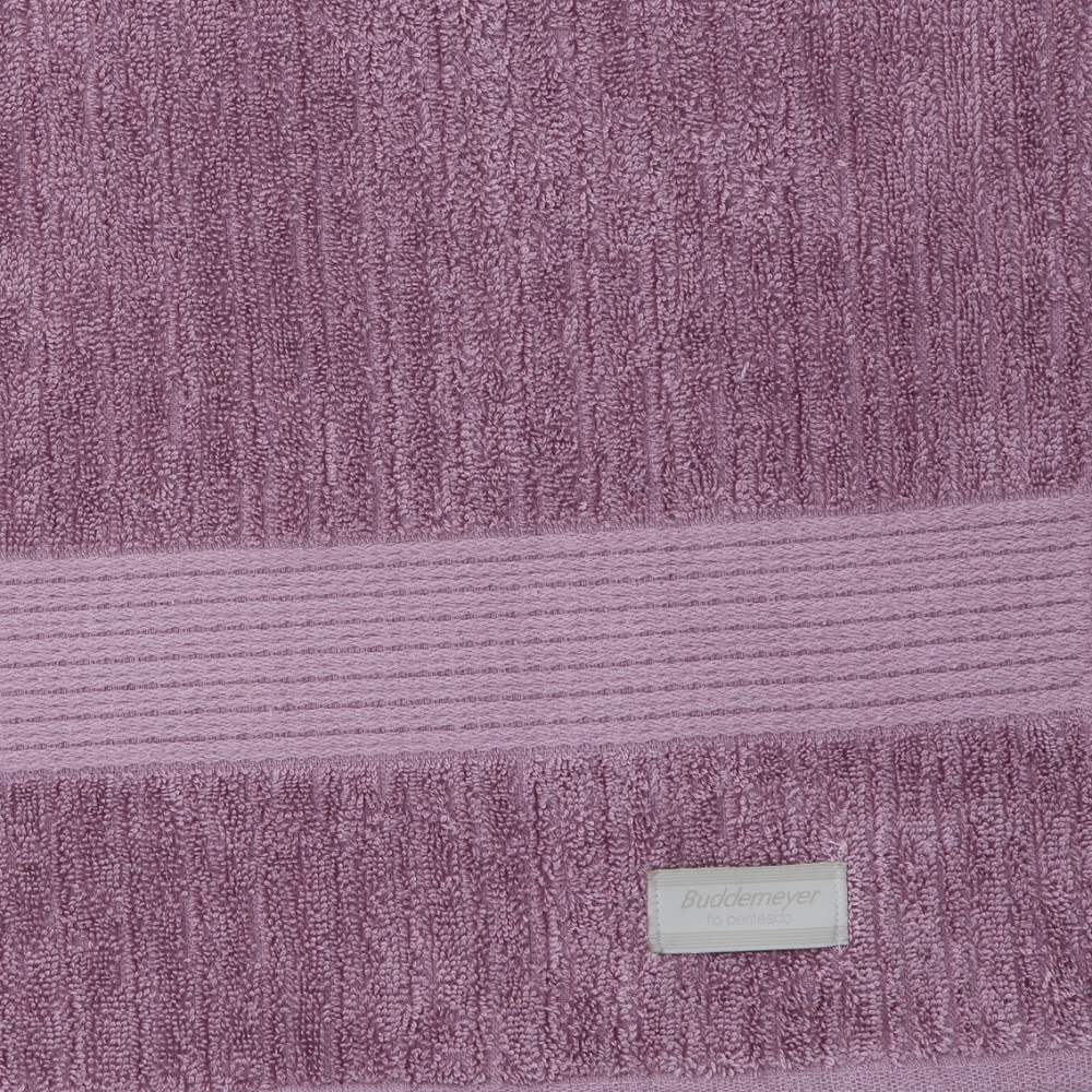 Toalha de Banho Padrão Fio Penteado Canelado Rosa Escuro Cor 1671 - Buddemeyer