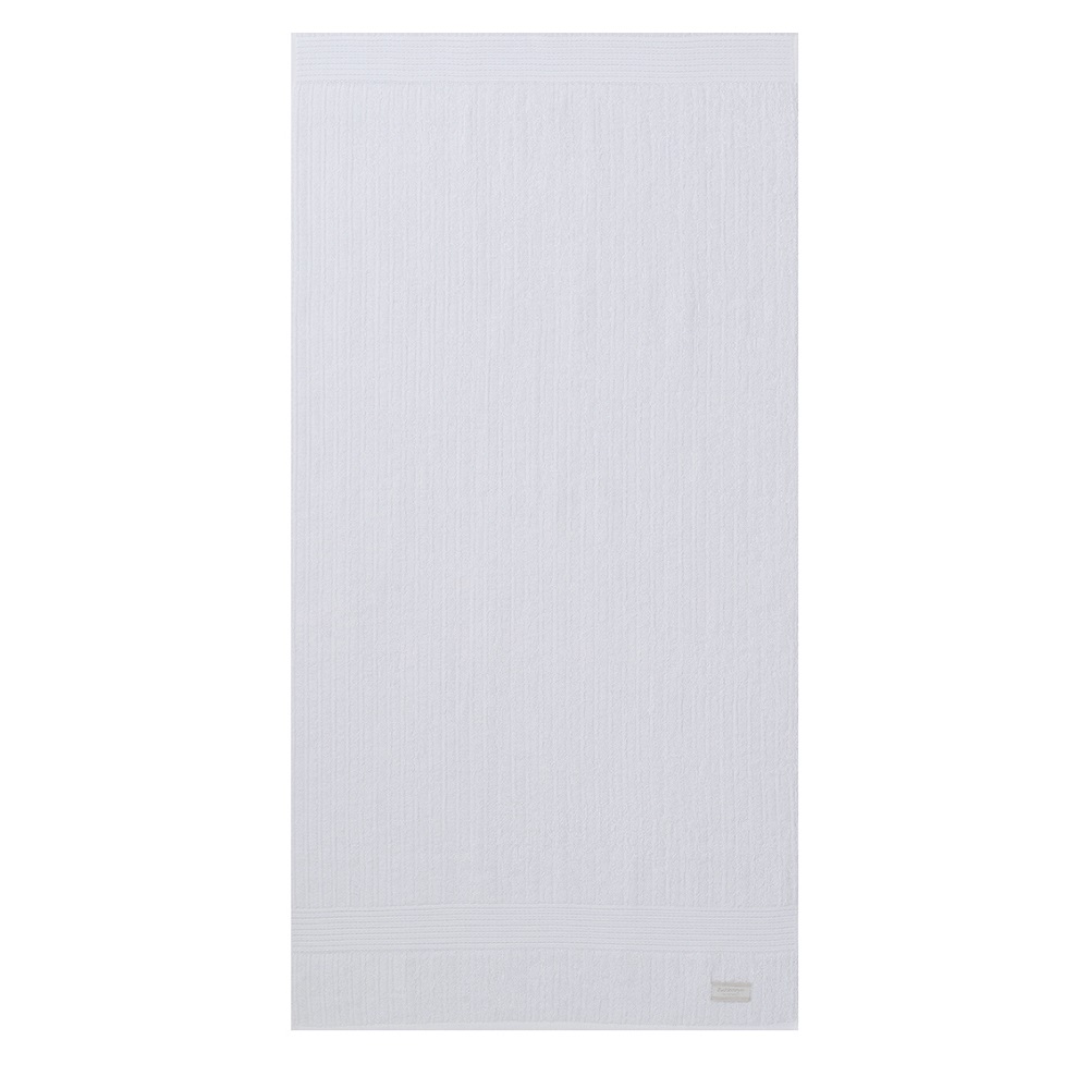 Toalha de Rosto Fio Penteado Canelado Branco Cor 1011 - Buddemeyer
