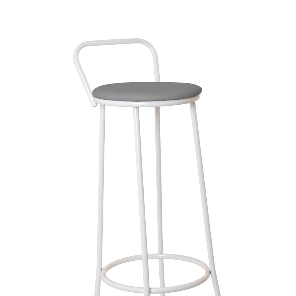 Banqueta File Cinza