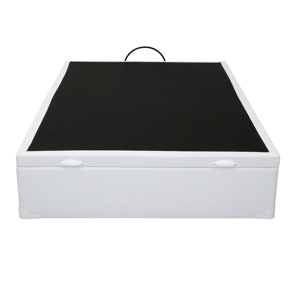 Base para Cama Box Casal Érica com Baú Branca