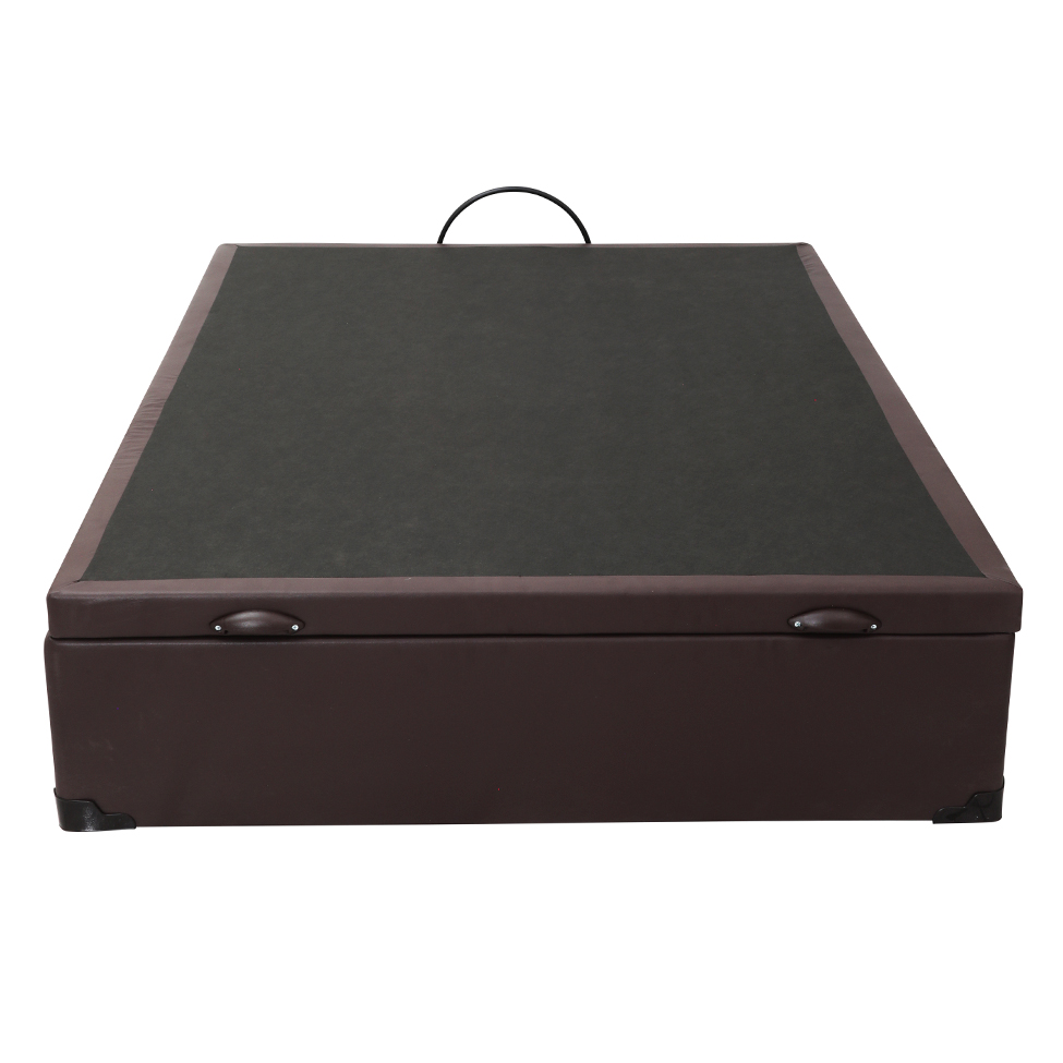 Base para Cama Box Casal Érica com Baú Tabaco