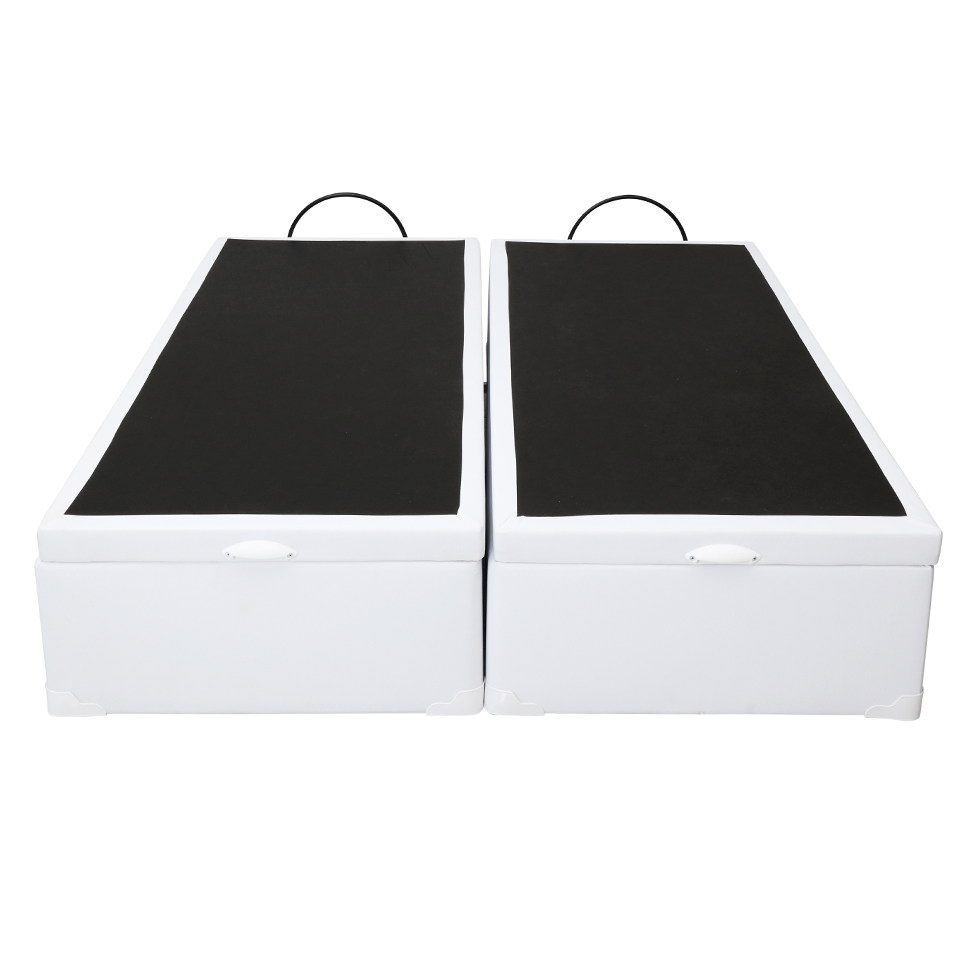 Base para Cama Box King Érica com Baú Branca