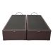 Base para Cama Box King Érica com Baú Tabaco