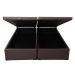 Base para Cama Box King Érica com Baú Tabaco
