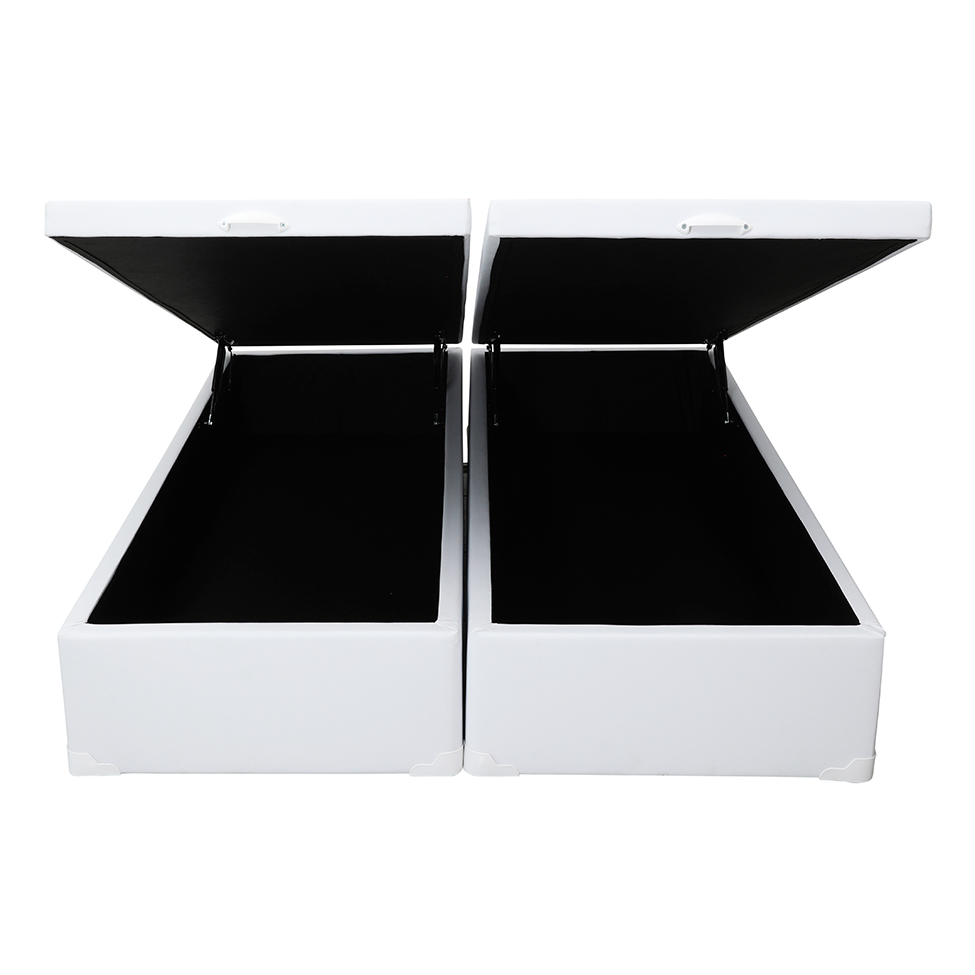 Base para Cama Box Queen Érica com Baú Branca