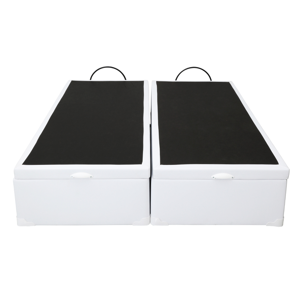 Base para Cama Box Queen Érica com Baú Branca