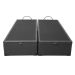 Base para Cama Box Queen Érica com Baú Preta