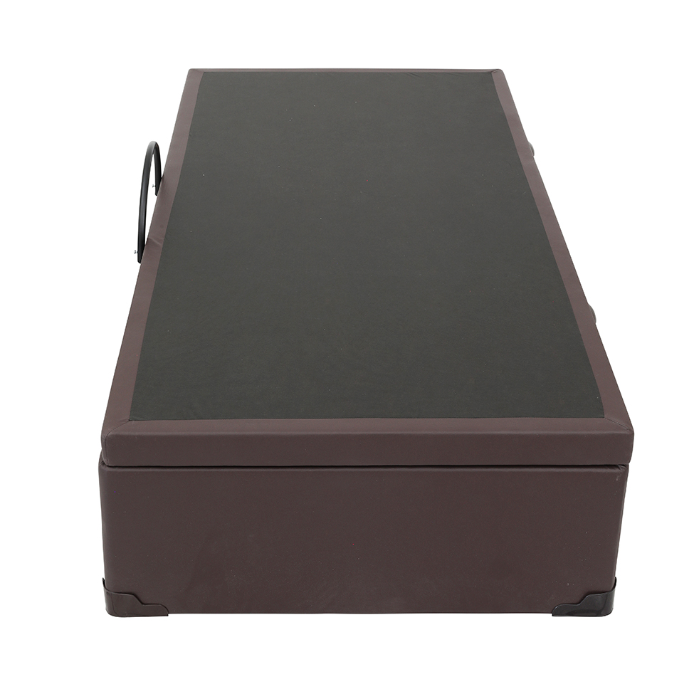 Base para Cama Box Solteiro Érica com Baú Tabaco