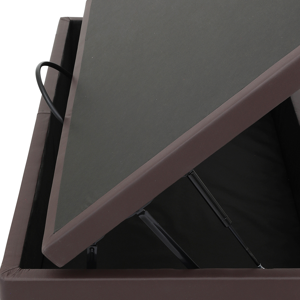 Base para Cama Box Solteiro Érica com Baú Tabaco