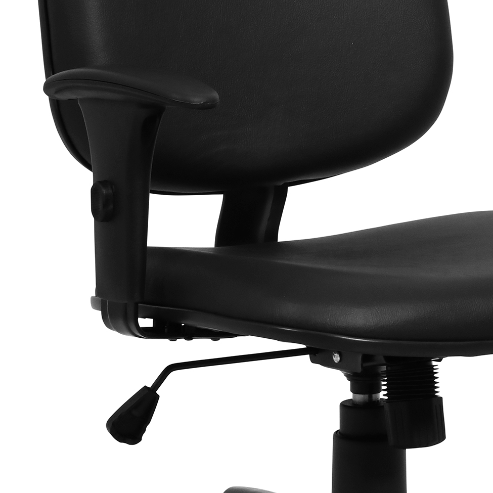Cadeira de Escritório Presidente Soft Preta
