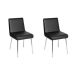 Conjunto com 2 Cadeiras de Cozinha Vox Preto