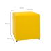 Puff Studio Quadrado Amarelo