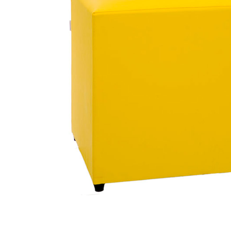 Puff Studio Quadrado Amarelo