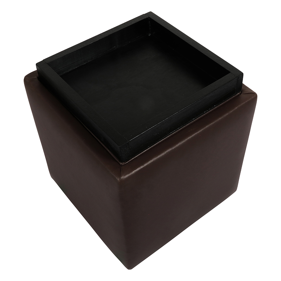 Puff com Baú Tray Tabaco